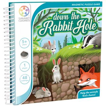 SmartGames Magnetic Travel Games Down The Rabbit Hole