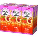 Pokka Peach Tea 6s 250ml Packet