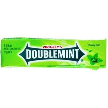 Wrigley's Doublemint Chewing Gum 15g
