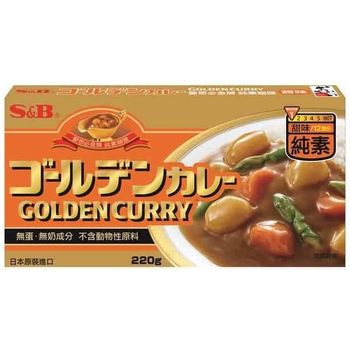 S&B Gold Medal Vegan Curry Cube Sweet 220g