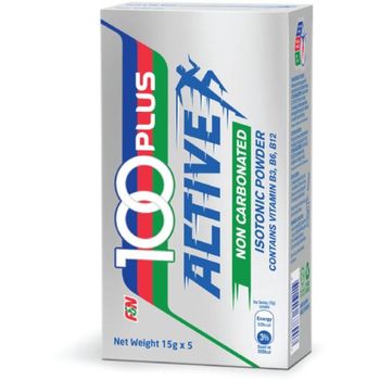 F&N 100 Plus Active Powder 5pcs 15g