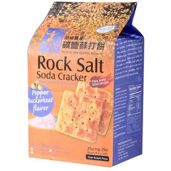 Zheng Zhe Soda Cracker Pepper Buckwheat And Flax 380g