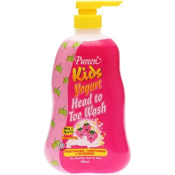 Pureen Kids Yogurt Head To Toe Wash Raspberry 150ml