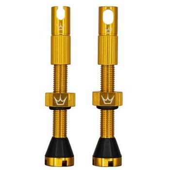 Peaty's X Chris King Mk2 Tubeless Valves 42mm Gold
