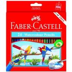 Faber-Castell 24C Watercolour Pencils Set With Brush 