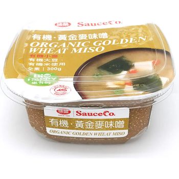 SauceCo Organic Golden Wheat Miso 300g