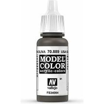 Vallejo Olive Brown Paint 17ml