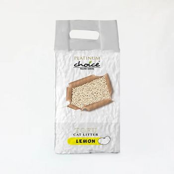 Platinum Choice Tofu Cat Litter Lemon 7l