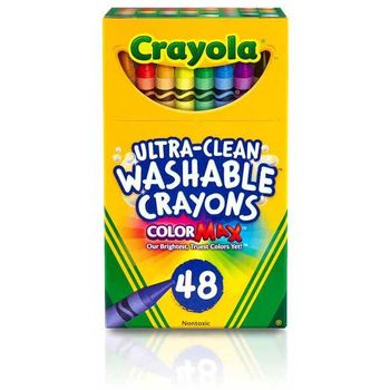 Crayola Ultra Clean Washable Color Max Crayons 48pcs