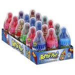 Topps Baby Bottle Pop Original Candy Lollipops With Dipping Powder Assorted Flavors 1.1oz