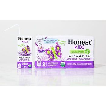 Honest (Kids) - Organic Juice, Goodness Grapeness Drink (8x177 ml)