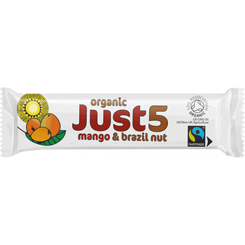 Just 5 Organic Mango And Brazil Nut 40g