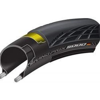 Continental Grand Prix 5000 700 X 25 Black-BW + Black Chili