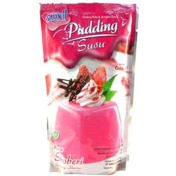 Nutrijell Pudding Susu Straw 145g