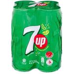 7UP Lemon and Lime Flavored Drink Can 4 x 320ml