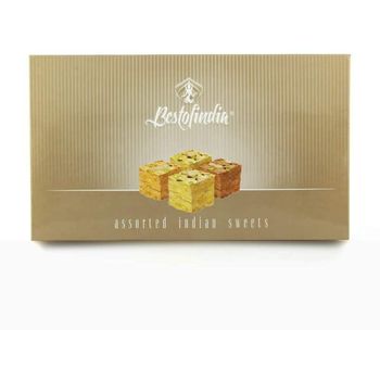 Bestofindia Soan Papdi Assorted 4 in 1 Indian Sweets
