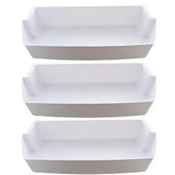 Kitchen Basics 101 3pack Door Shelf Bins 2187172 Replacement For Frigidaire Whirlpool Kenmore Refrigerator Ps328468