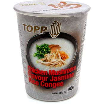 Topp Jasmine Rice Congee Chicken Mushroom 55g