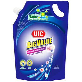 UIC Big Value Liquid Detergent Refill Floral