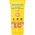 Mamaearth Vitamin C Daily Glow Sunscreen SPF 50 With Turmeric 50g
