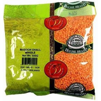 House Brand Masoor Dhall whole 500g