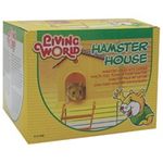 Living World Hamster House with Step Ladder 160g