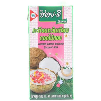 Aroy-D Coconut Scented Candle Blossom Coconut Milk 1l