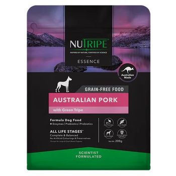 Nutripe Dog Essence Australian Pork with Green Tripe 200g