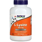 Now (Foods) - Essential Amino Acid, L-Lysine 500mg (250 veggie capsules)