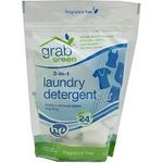 Grab Green 3-in-1 Laundry Detergent Pods Fragrance Free 24 Loads 430g