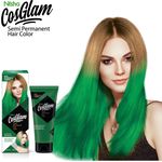 Nisha Cosglam Semi Permanent Hair Color 42 Emerald Green 120g