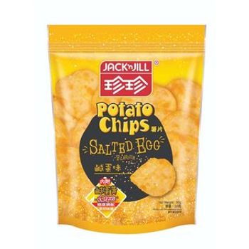 Jack'n Jill Potato Chips Salted Egg Flavour 50g