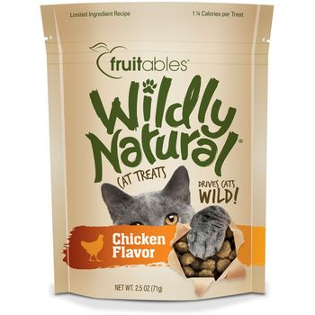 Fruitables Wildly Natural Chicken Flavor Cat Treats 70g