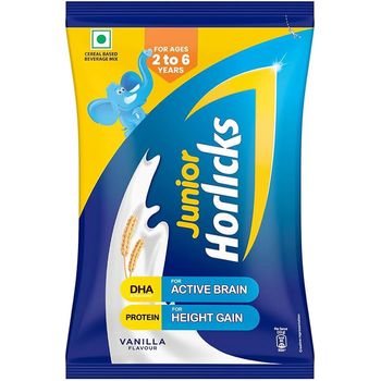 Junior Horlicks Health And Nutrition Drink Vanilla Support Physical Growth And Development 400g