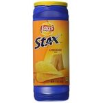 Lays Stax Cheddar Flavored Potato Crisps 155g