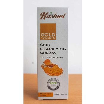 Kasturi Gold Turmeric Clarifying Day And Night Cream 30g