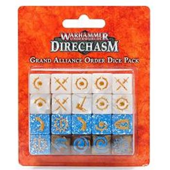 Games Workshop Warhammer Underworlds Direchasm Grand Alliance Order Dice Pack