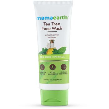 Mamaearth Tea Tree Face Wash For Acne And Pimples 100ml