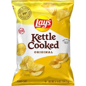 Lay's Kettle Cooked Original Potato Chips 184g