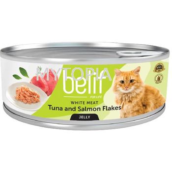 Belif Tuna Delicacy And Salmon Flakes In Jelly For Cats 80g