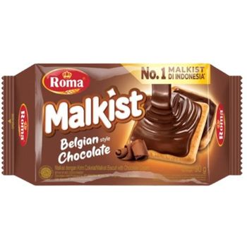 Roma Malkist Belgian Chocolate 90g (Pack of 2s)