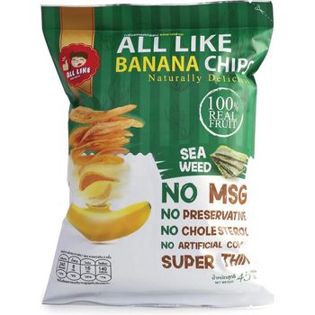 All Like Banana Chips Seaweed 45g