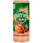 Perrier Juice Sparkling Peach Cherry Juice Beverage 250ml