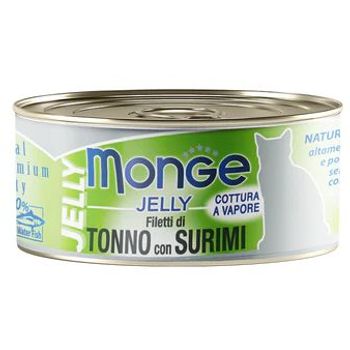 Monge Cat Jelly Yellowfin Tuna with Surimi 80g