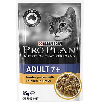 Pro Plan Senior 7+ Wet Cat Food Chicken Tender 12 X 85g