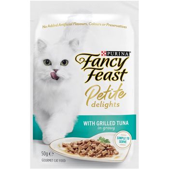 Fancy Feast Petite Delights Tuna In Gravy 50g