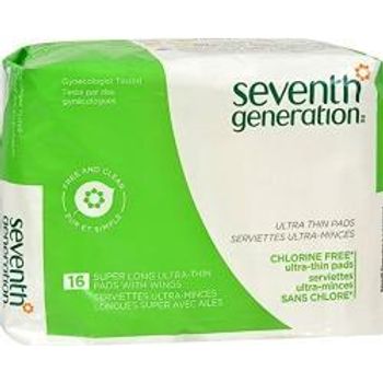 Seventh Generation Pads Super Long Ultrathin 16 Ct