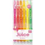 Pilot Juice Gel Pen 0.7mm Set of 6 Fluorescent Pens