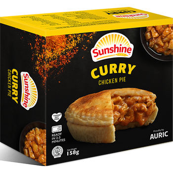 Sunshine Curry Chicken Pie 150g