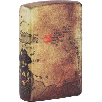 Zippo Pirate Ship Design 540 Color Windproof Pocket Lighter